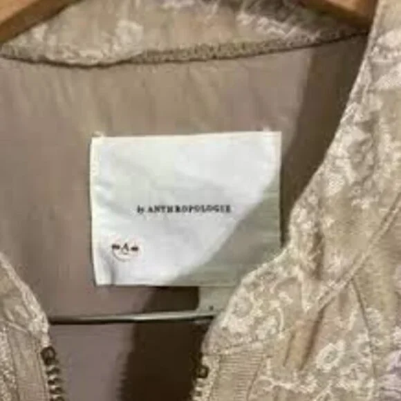 Brand New by Anthropologie Floral Jacquard Bomber Jacket - Picture 7 of 10
